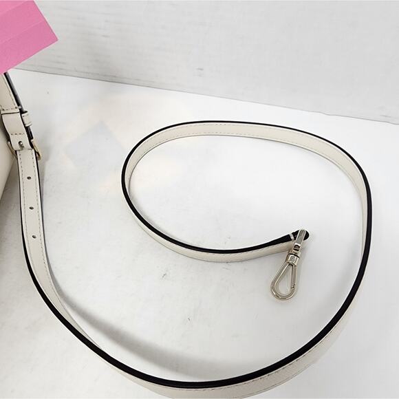 Kate Spade Ivory Off White Handbag Satchel Pebble Leather Purse Gold Trim NWT - Picture 13 of 13